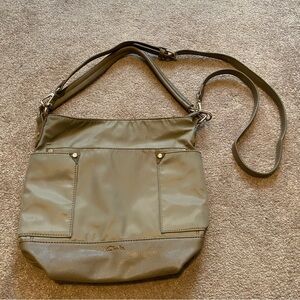 Clarks Khaki Crossbody Bag